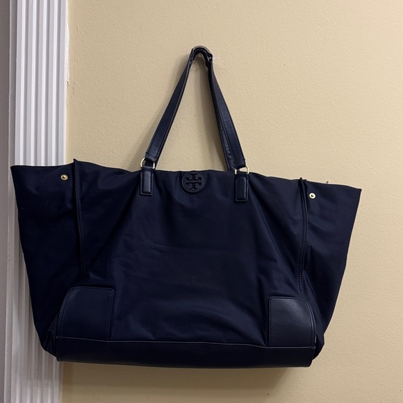 Tory Burch Handbags - Tory Burch Navy Blue Tote Bag